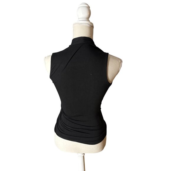 M.M. Lafleur The Blixen Top in black size XS sleeveless tank draped shirt layer - Picture 6 of 9